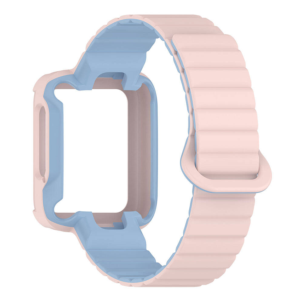 Xiaomi Redmi Watch 2 Silikon Kordon Zore KRD-105 Strap Kayış Mavi-Starlight