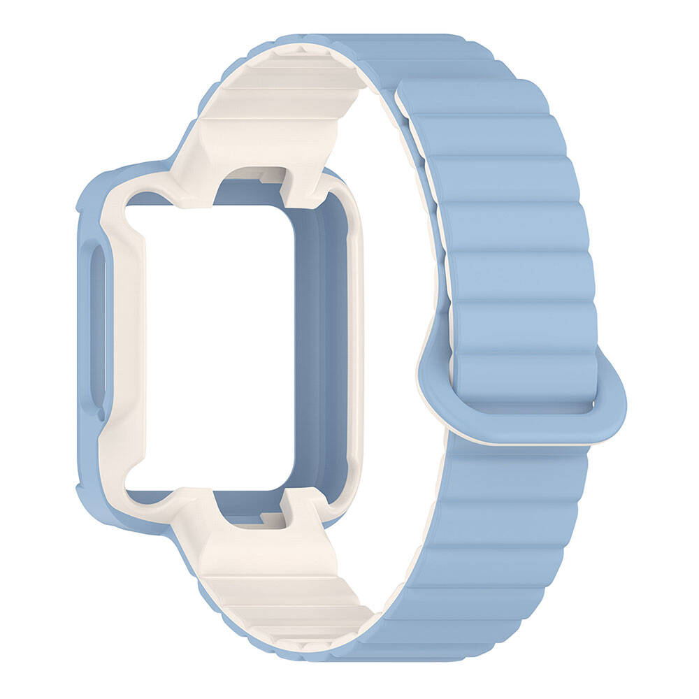 Xiaomi Redmi Watch 2 Silikon Kordon Zore KRD-105 Strap Kayış Mavi-Starlight