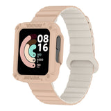 Xiaomi Redmi Watch 2 Silikon Kordon Zore KRD-105 Strap Kayış Pembe-Mavi