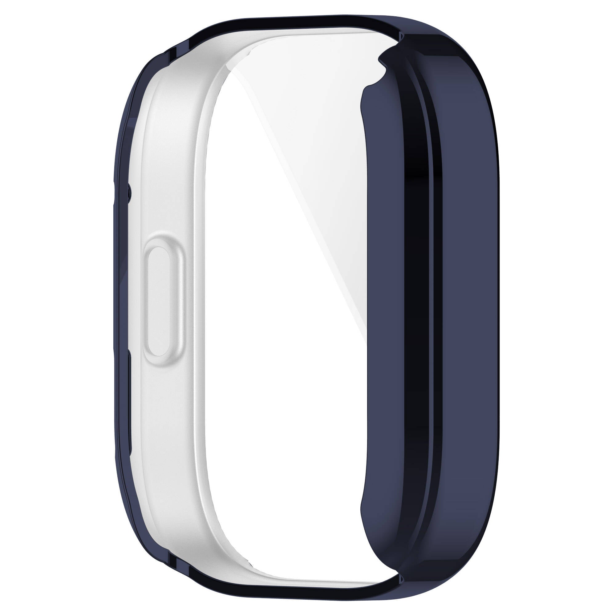 Xiaomi Redmi Watch 3 360 Derece Korumalı Kasa ve Ekran Koruyucu Zore Watch Gard 30 Lacivert