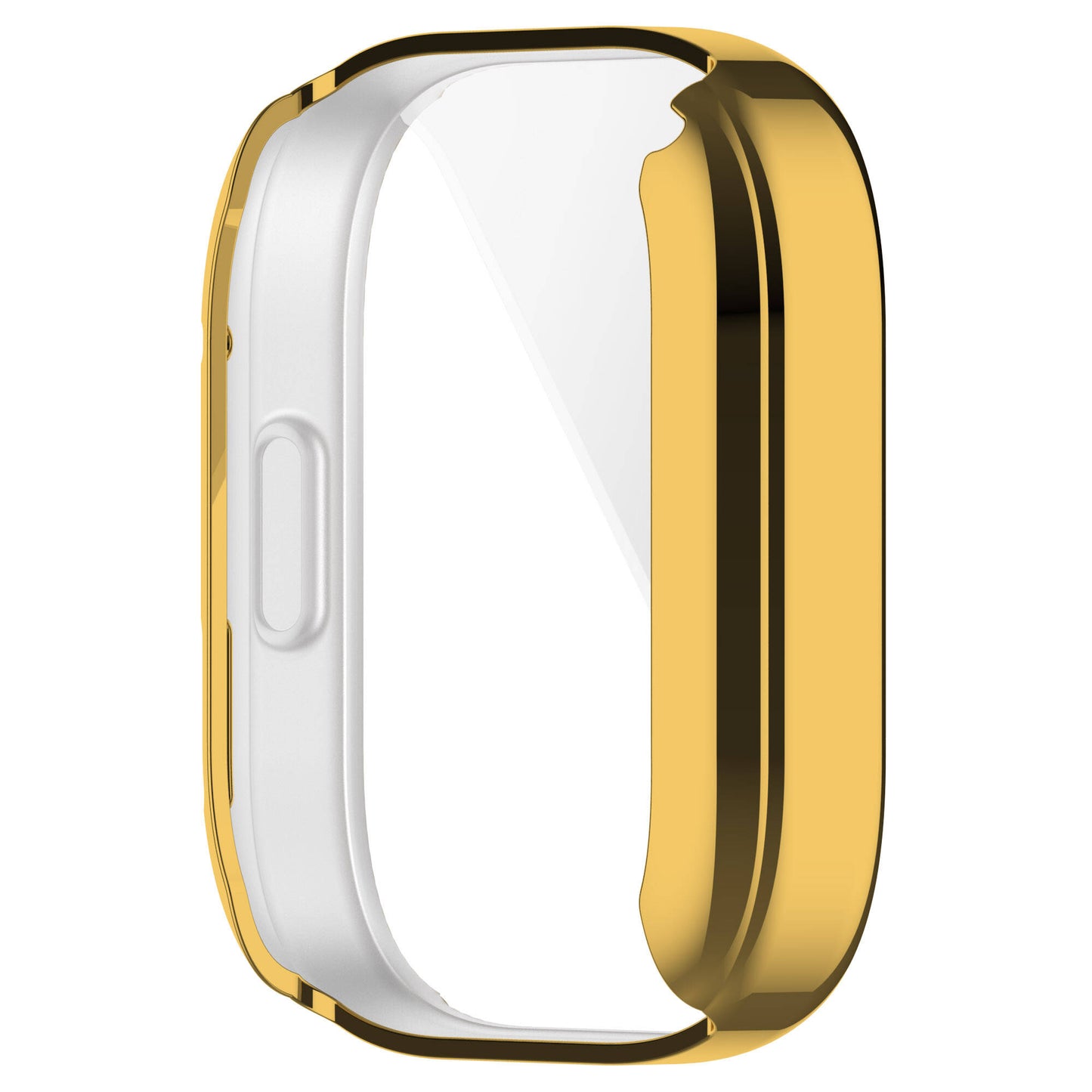 Xiaomi Redmi Watch 3 360 Derece Korumalı Kasa ve Ekran Koruyucu Zore Watch Gard 30 Gümüş