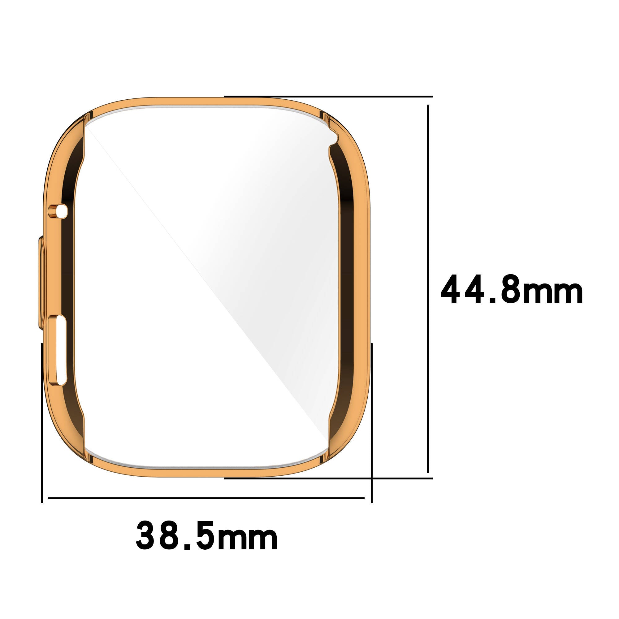 Xiaomi Redmi Watch 3 360 Derece Korumalı Kasa ve Ekran Koruyucu Zore Watch Gard 30 Lacivert