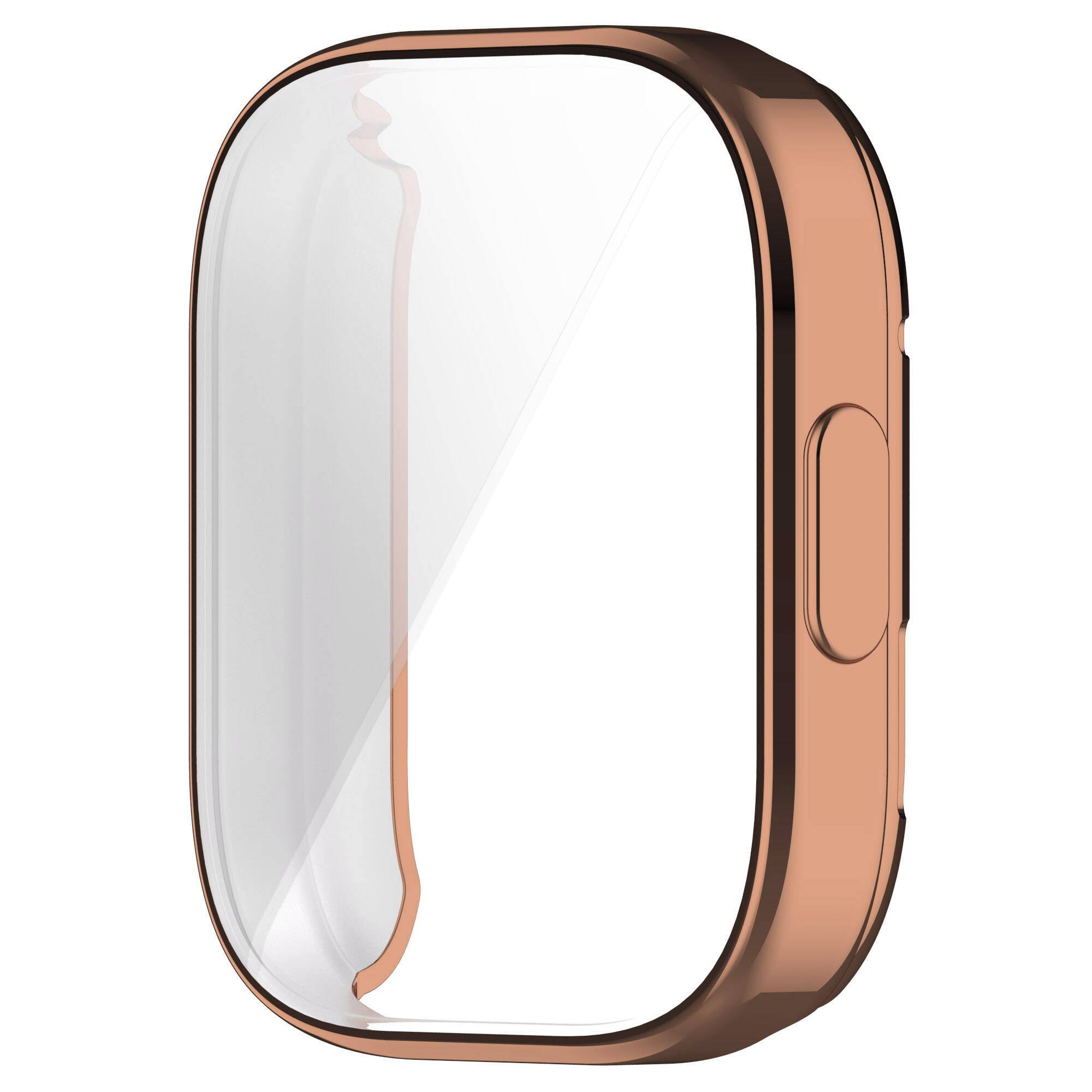 Xiaomi Redmi Watch 3 360 Derece Korumalı Kasa ve Ekran Koruyucu Zore Watch Gard 30 Rose Gold