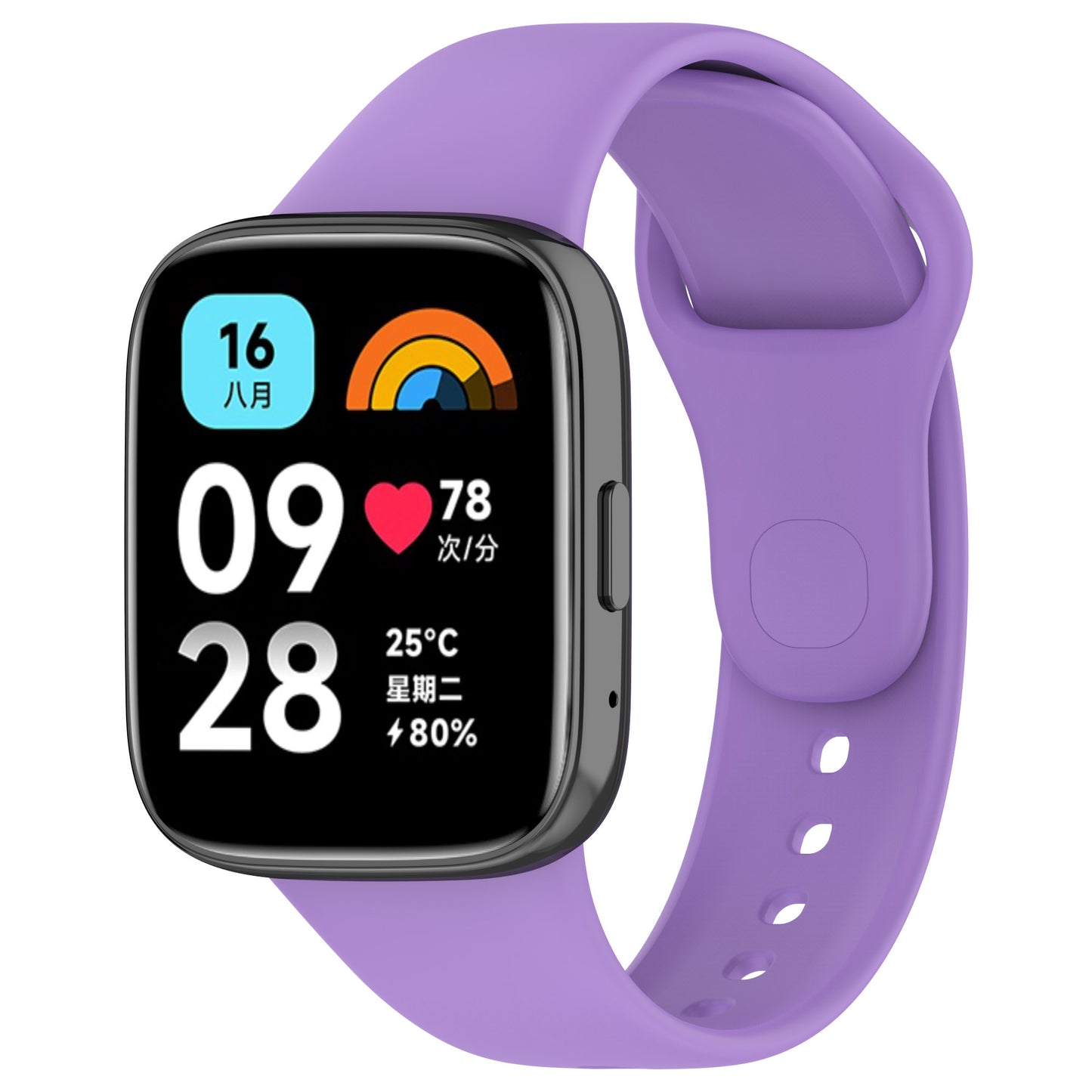 Xiaomi Redmi Watch 3 Active Zore Klasik Kordon Lila