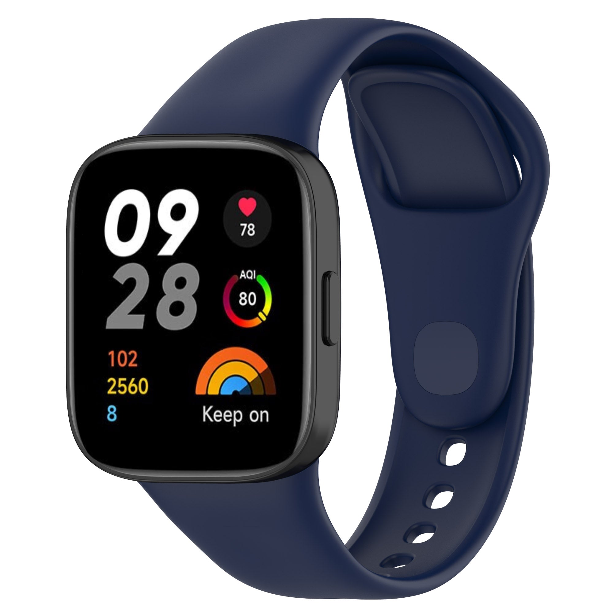 Xiaomi Redmi Watch 3 Zore KRD-81 Silikon Kordon Turuncu