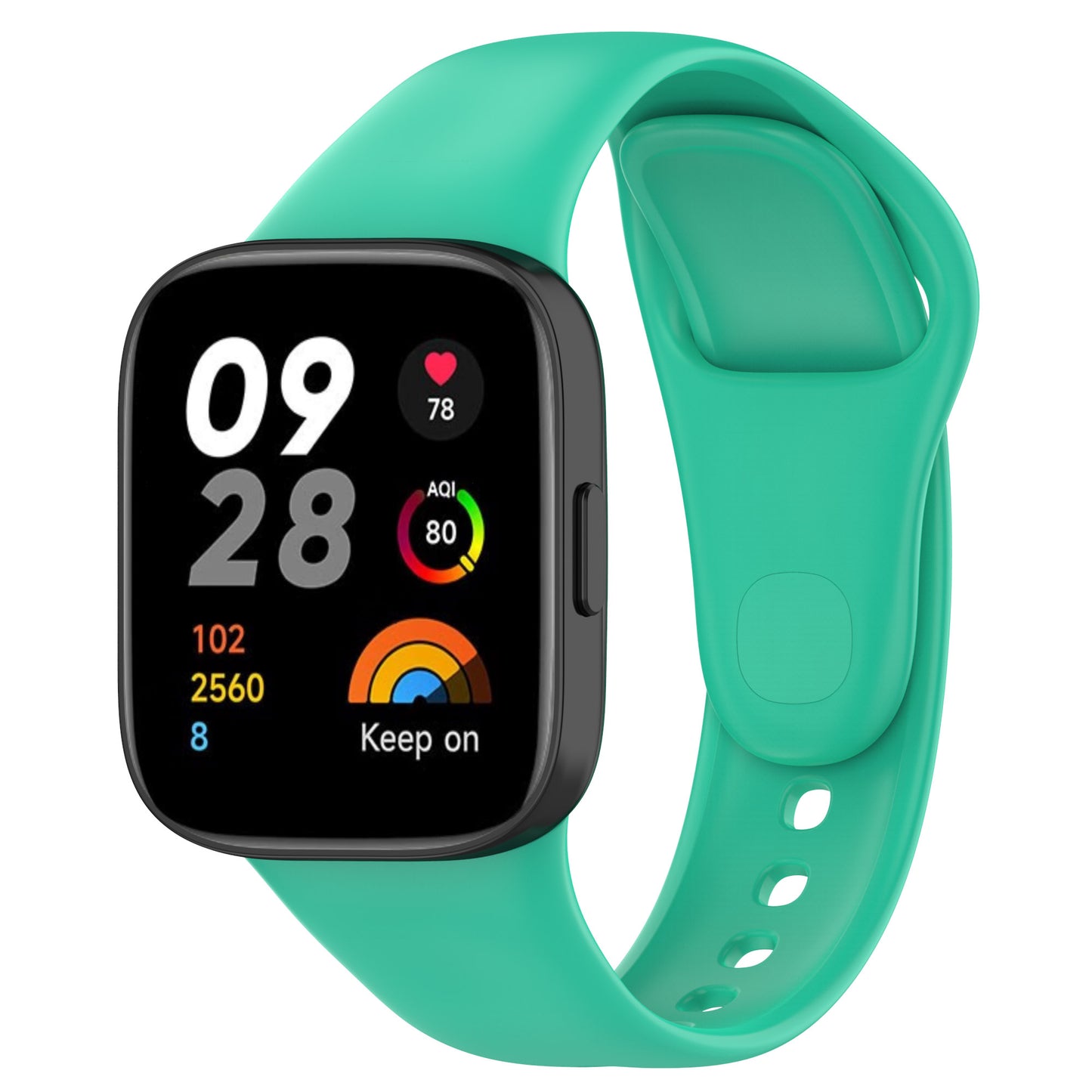 Xiaomi Redmi Watch 3 Zore KRD-81 Silikon Kordon Turkuaz
