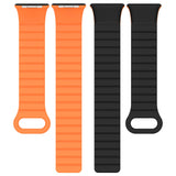Xiaomi Redmi Watch 4 Silikon Kordon Zore KRD-105 Strap Kayış Siyah-Turuncu