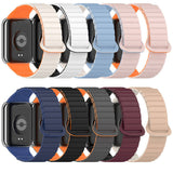 Xiaomi Redmi Watch 4 Silikon Kordon Zore KRD-105 Strap Kayış Pembe-Turuncu