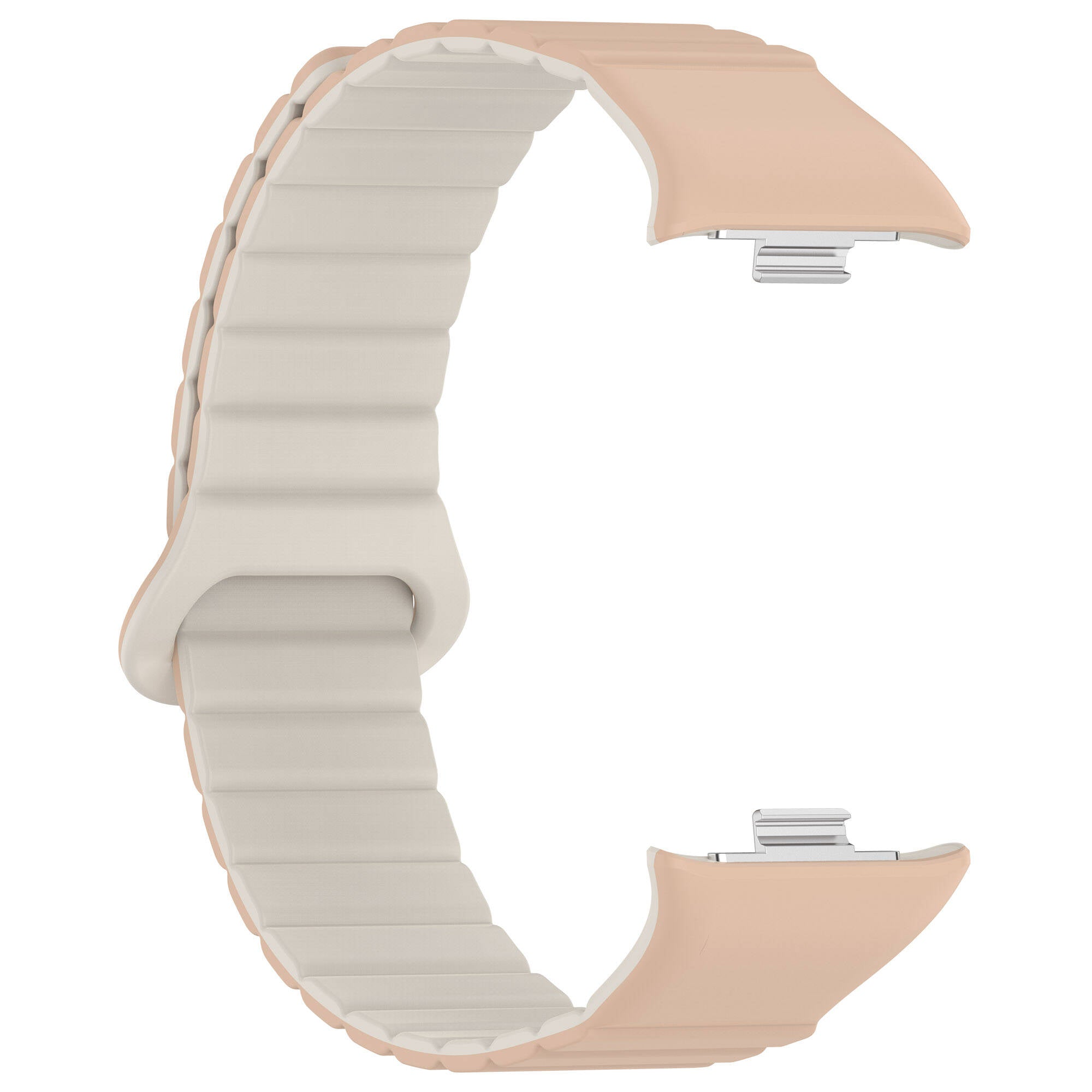 Xiaomi Redmi Watch 4 Silikon Kordon Zore KRD-105 Strap Kayış Pembe-Turuncu
