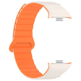 Xiaomi Redmi Watch 4 Silikon Kordon Zore KRD-105 Strap Kayış Pembe-Turuncu