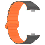 Xiaomi Redmi Watch 4 Silikon Kordon Zore KRD-105 Strap Kayış Pembe-Turuncu