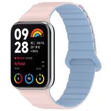 Xiaomi Redmi Watch 4 Silikon Kordon Zore KRD-105 Strap Kayış Pembe-Turuncu