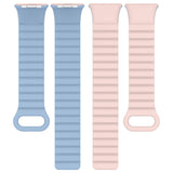 Xiaomi Redmi Watch 4 Silikon Kordon Zore KRD-105 Strap Kayış Pembe-Turuncu