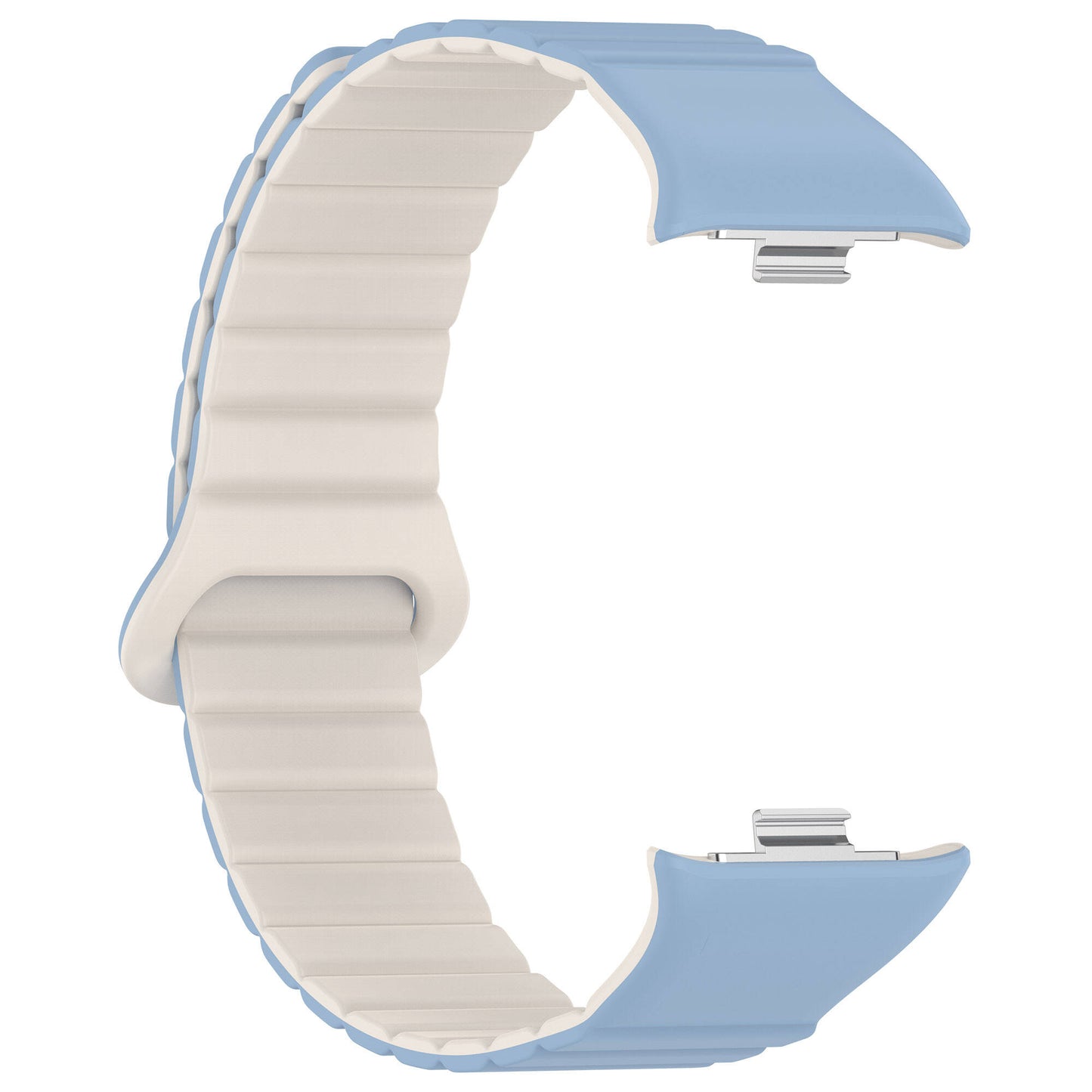 Xiaomi Redmi Watch 4 Silikon Kordon Zore KRD-105 Strap Kayış Pembe-Turuncu