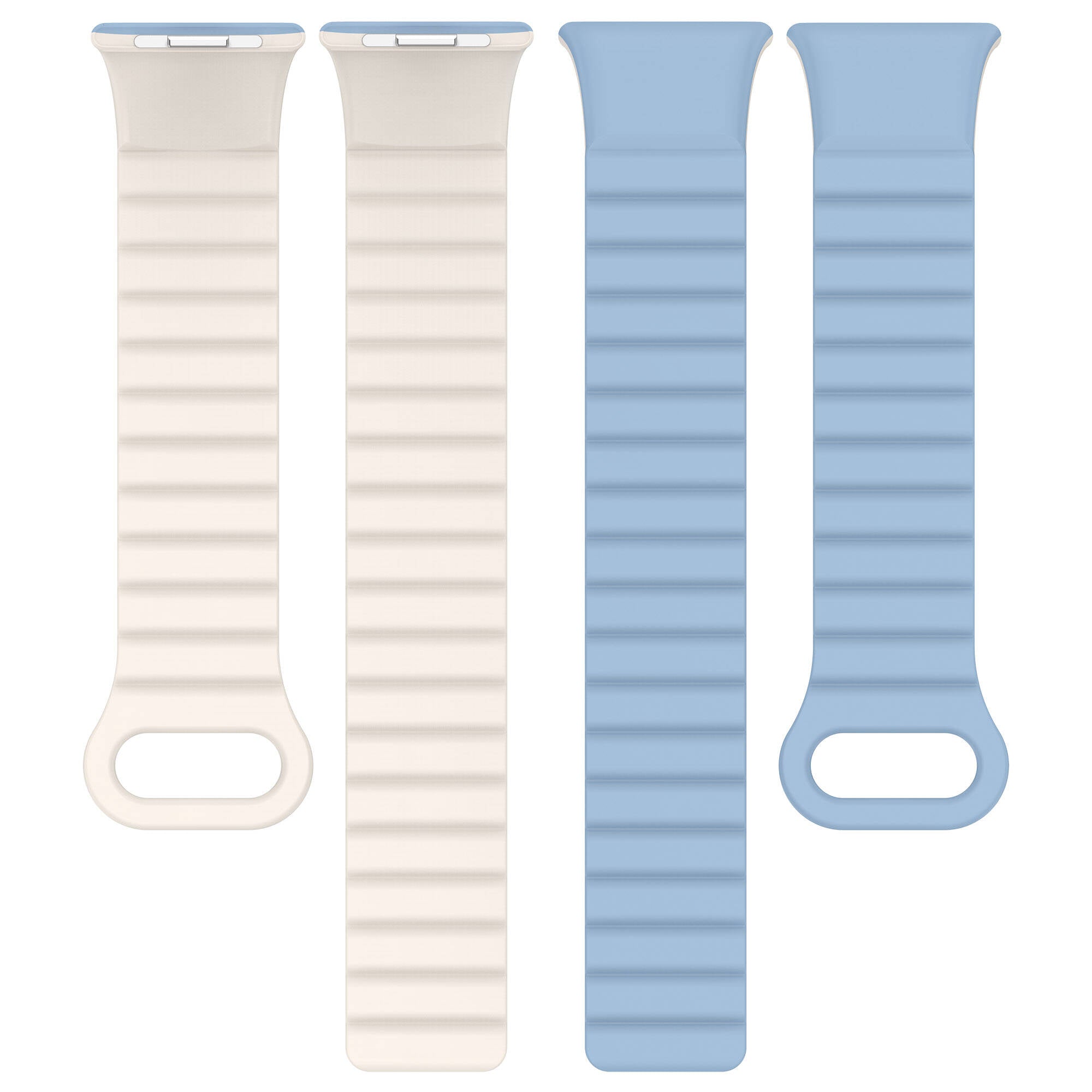 Xiaomi Redmi Watch 4 Silikon Kordon Zore KRD-105 Strap Kayış Pembe-Turuncu