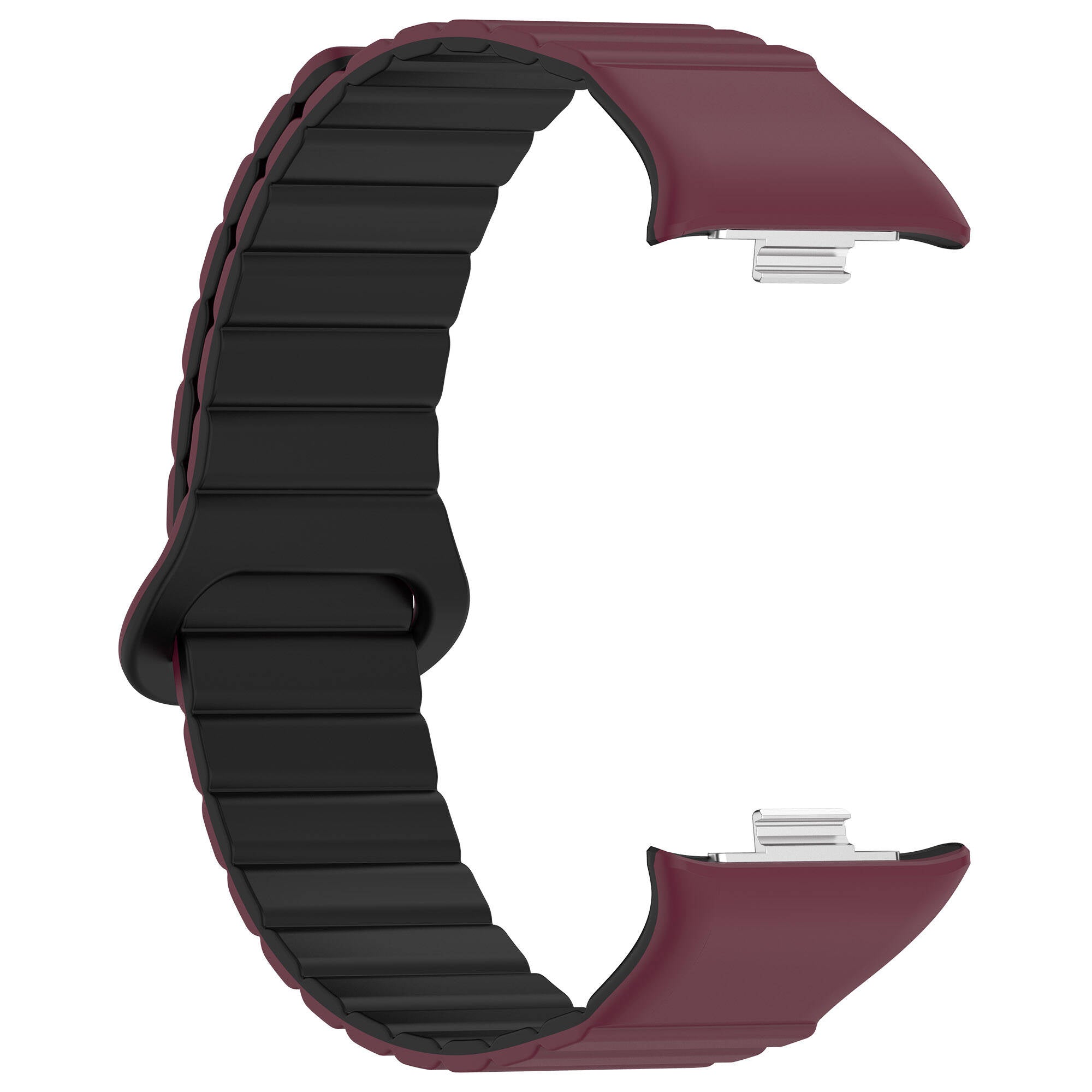 Xiaomi Redmi Watch 4 Silikon Kordon Zore KRD-105 Strap Kayış Pembe-Turuncu