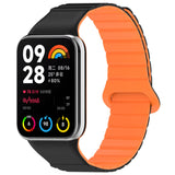 Xiaomi Redmi Watch 4 Silikon Kordon Zore KRD-105 Strap Kayış Pembe-Turuncu