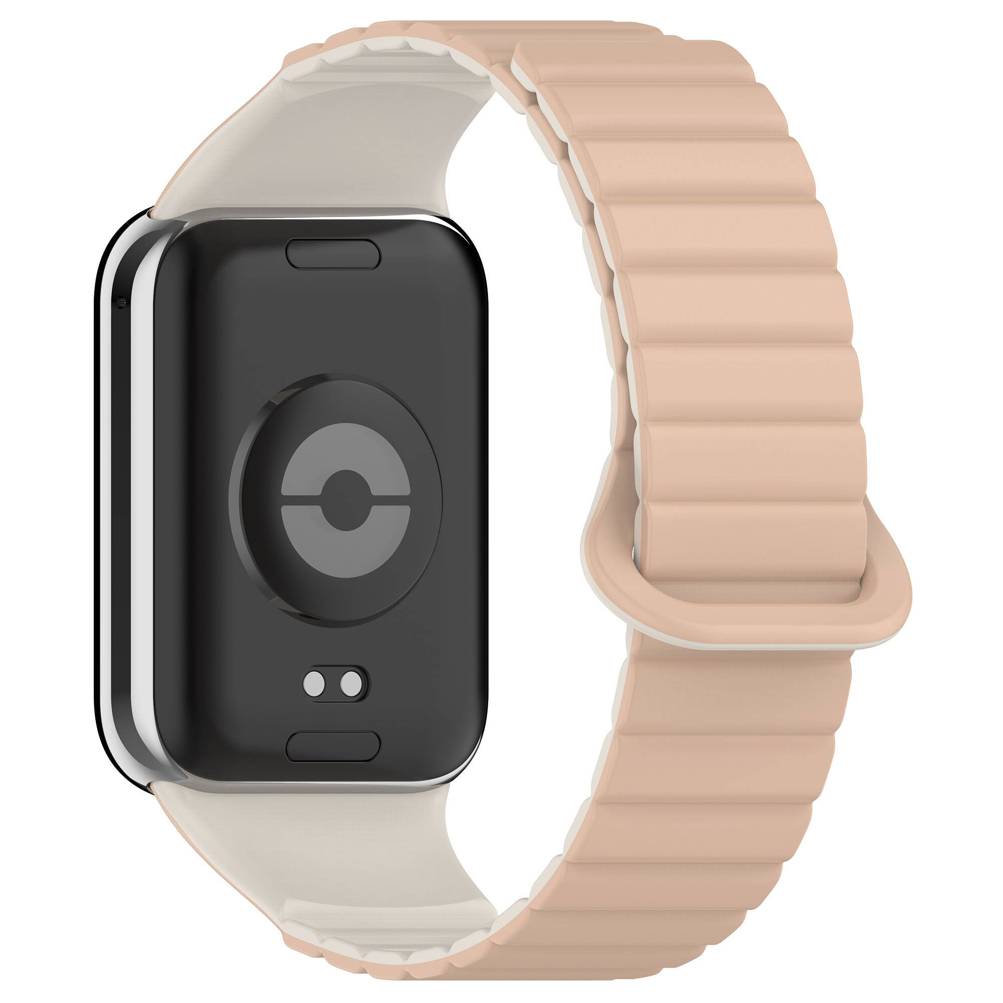 Xiaomi Redmi Watch 4 Silikon Kordon Zore KRD-105 Strap Kayış Pudra