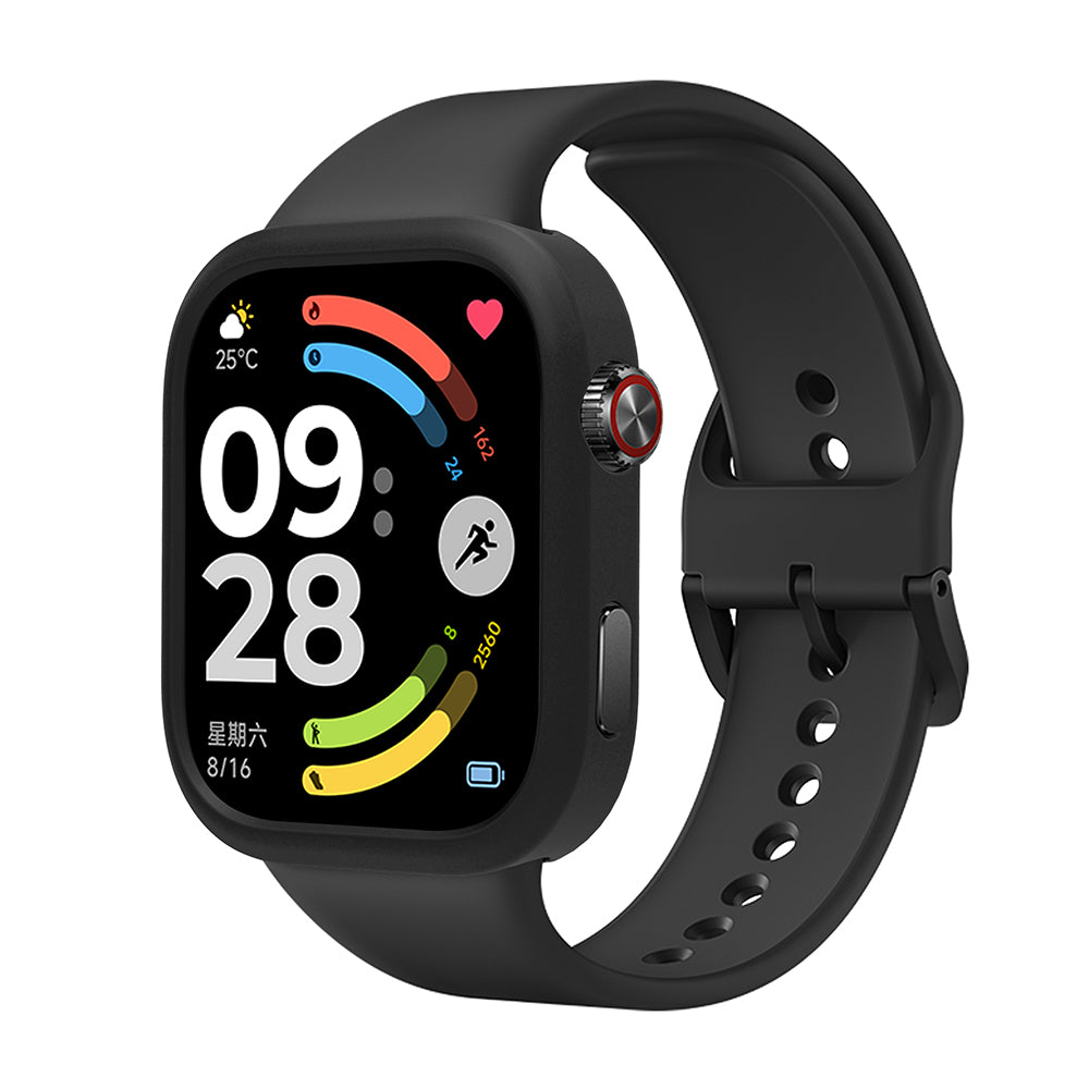 Xiaomi Redmi Watch 6 Yumuşak TPU Silikon Kasa Koruyucu Zore Watch Gard 41 Siyah