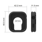 Xiaomi Redmi Watch 6 Yumuşak TPU Silikon Kasa Koruyucu Zore Watch Gard 41 Siyah