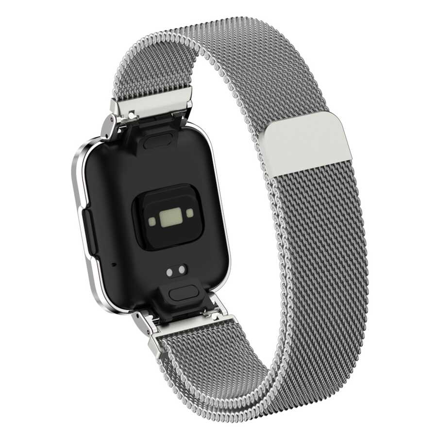 Xiaomi Redmi Watch (Mi Watch Lite) Zore KRD-58 Metal Kordon Lila
