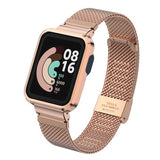 Xiaomi Redmi Watch (Mi Watch Lite) Zore KRD-59 Metal Kordon Gümüş