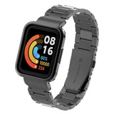 Xiaomi Redmi Watch (Mi Watch Lite) Zore KRD-60 Metal Kordon Siyah