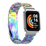 Xiaomi Redmi Watch (Mi Watch Lite) Zore KRD-60 Metal Kordon Gümüş-Rosegold