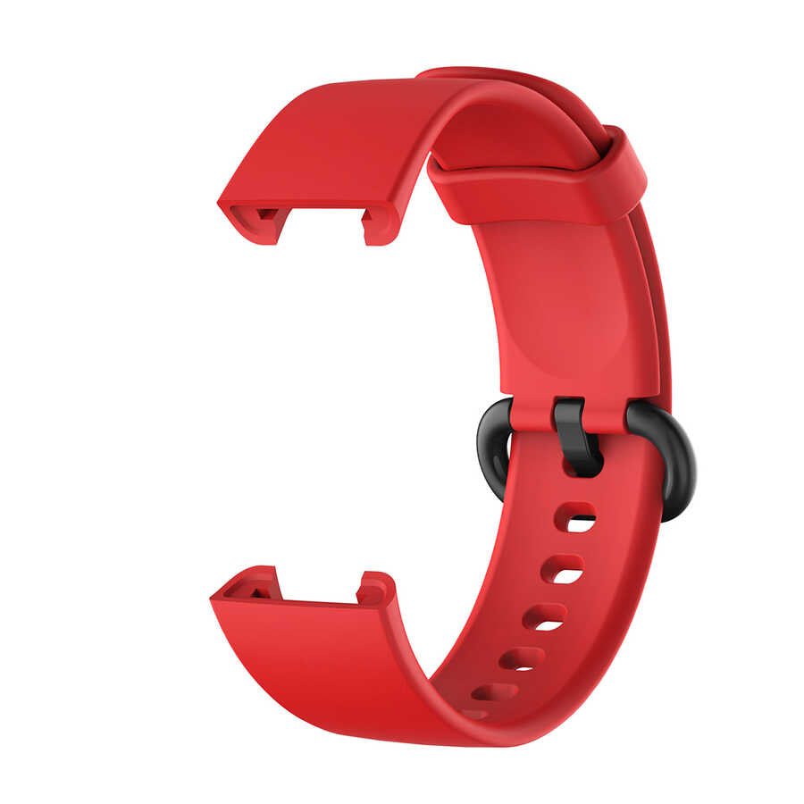 Xiaomi Redmi Watch (Mi Watch Lite) Zore Klasik Kordon Kırmızı