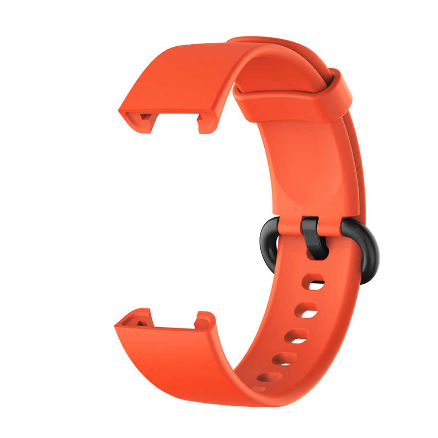Xiaomi Redmi Watch (Mi Watch Lite) Zore Klasik Kordon Turuncu