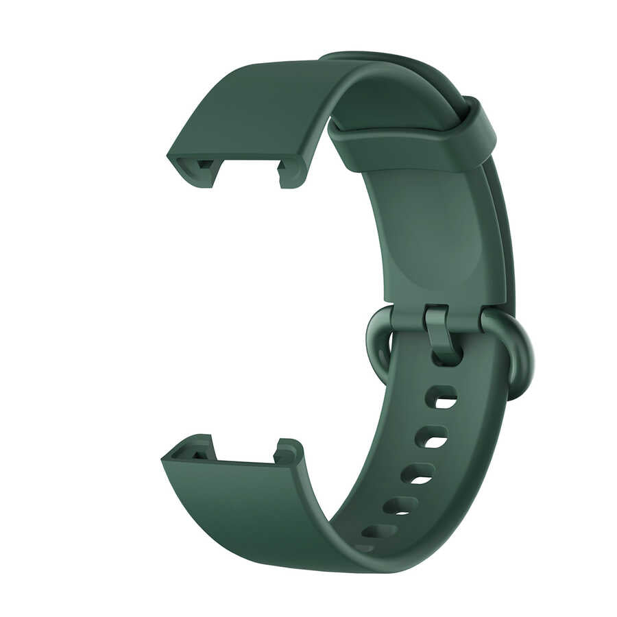 Xiaomi Redmi Watch (Mi Watch Lite) Zore Klasik Kordon Koyu Yeşil