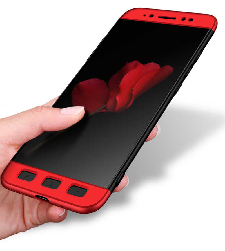 Xiaomi Redmi Y1 Lite Kılıf Zore Ays Kapak Siyah-Kırmızı