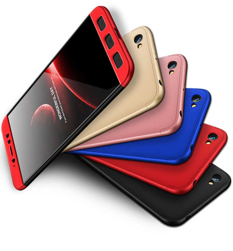 Xiaomi Redmi Y1 Lite Kılıf Zore Ays Kapak Siyah-Kırmızı