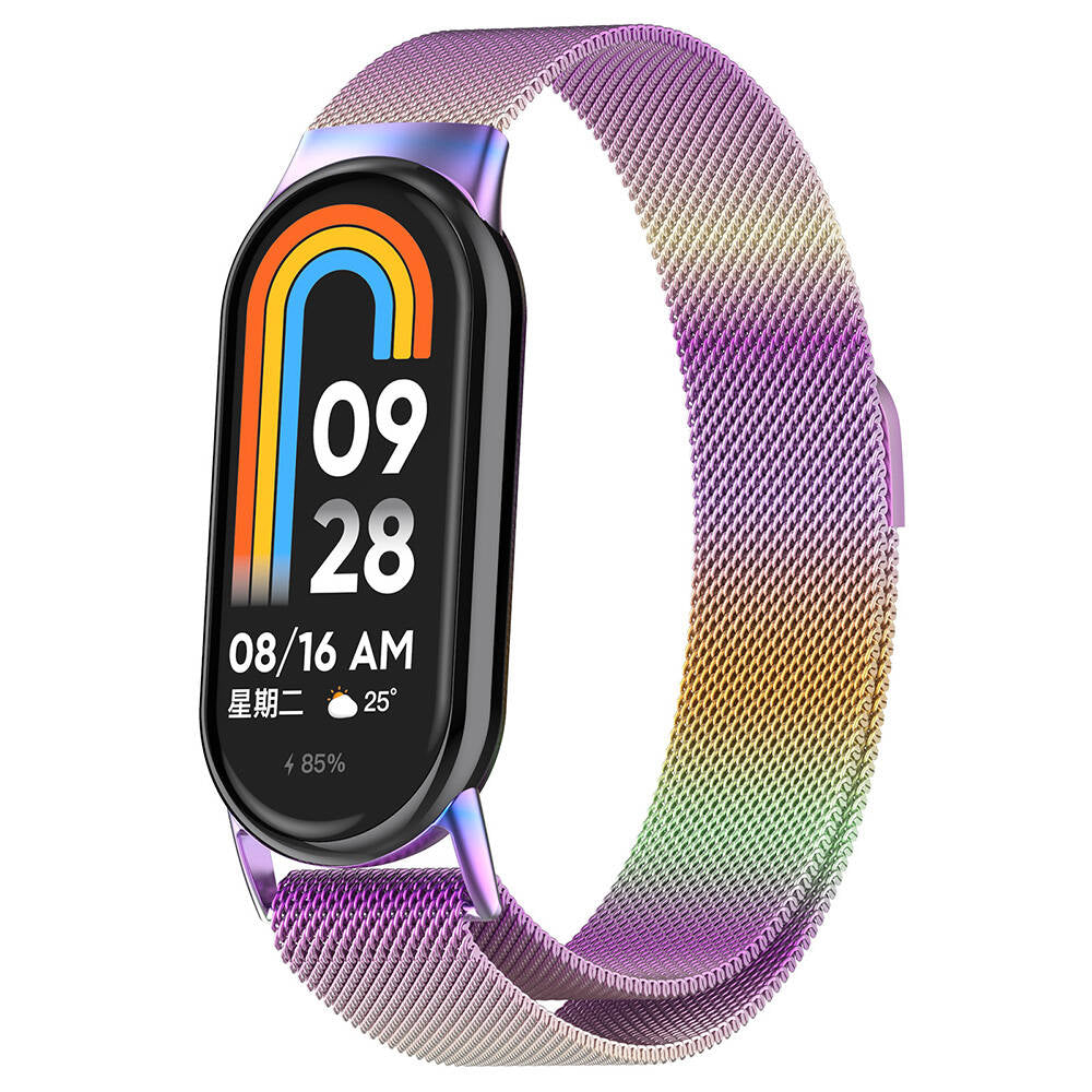 Xiaomi Smart Band 8 Zore KRD-01 Metal Kordon Gümüş