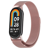 Xiaomi Smart Band 8 Zore KRD-01 Metal Kordon Pembe