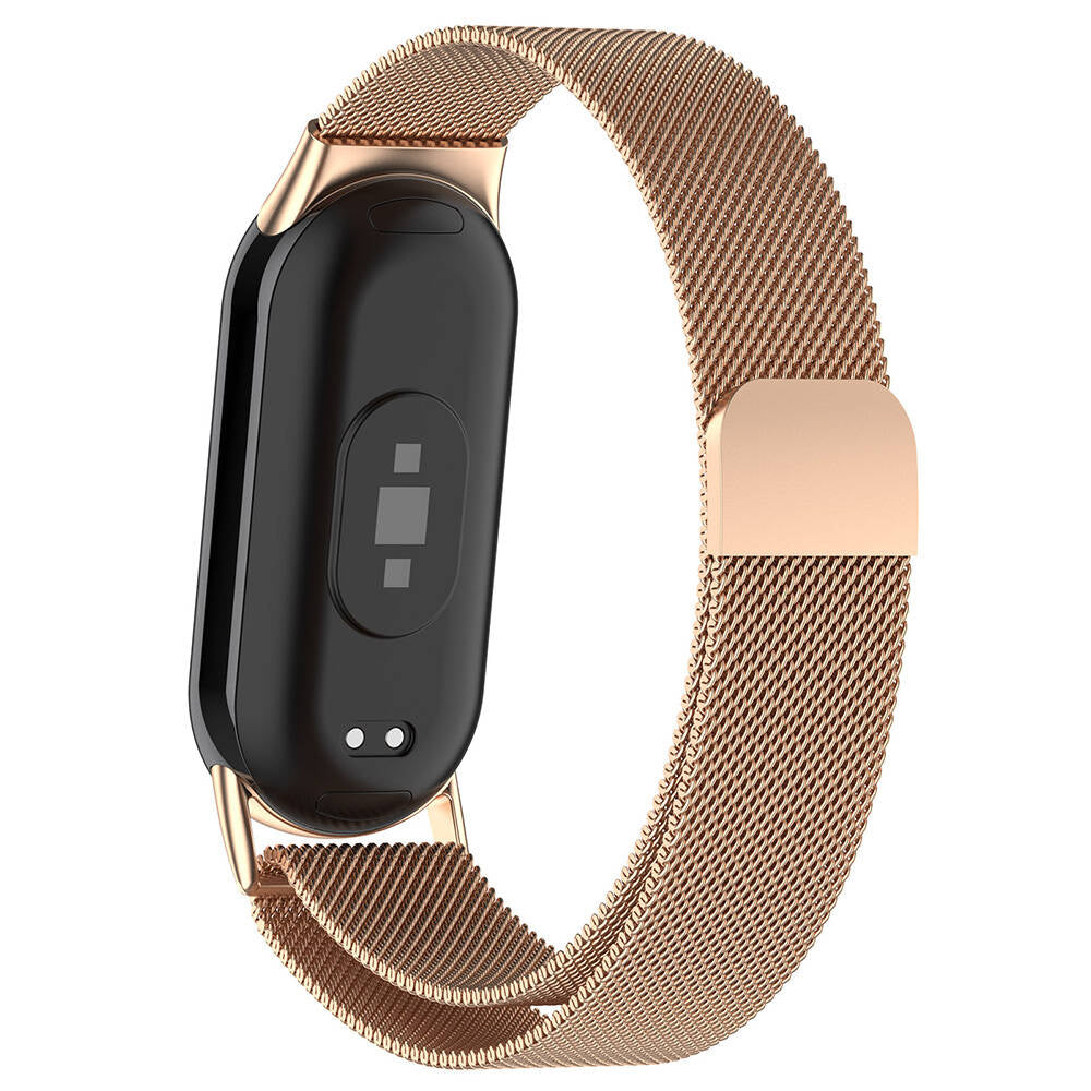 Xiaomi Smart Band 8 Zore KRD-01 Metal Kordon Gümüş