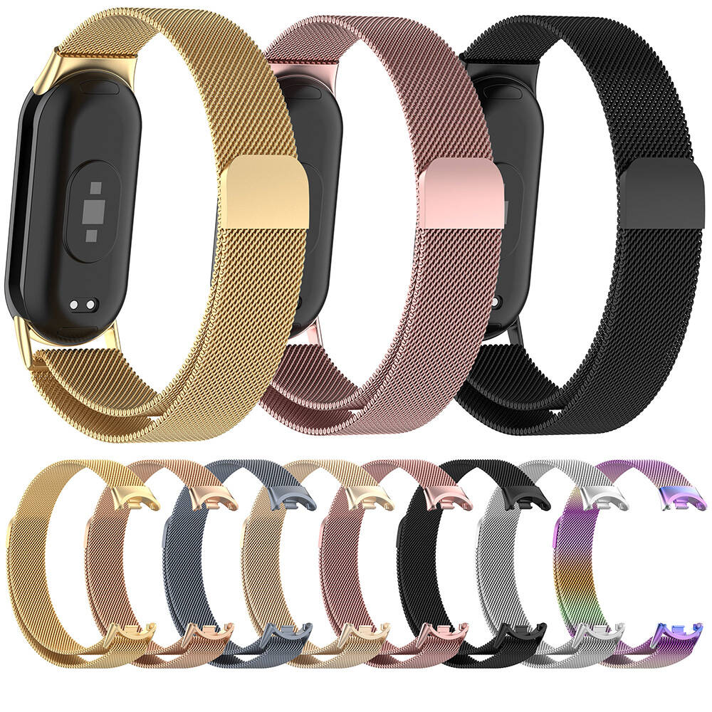 Xiaomi Smart Band 8 Zore KRD-01 Metal Kordon Rose Gold