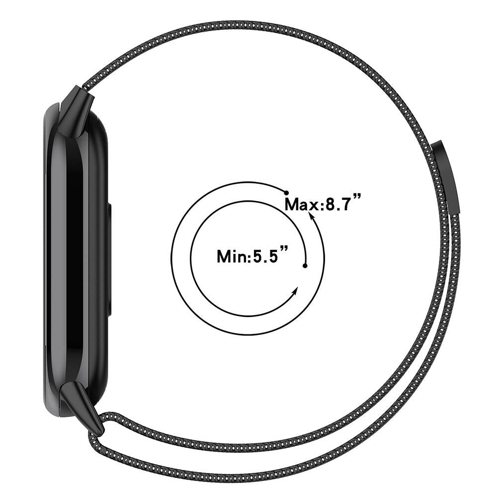 Xiaomi Smart Band 8 Zore KRD-01 Metal Kordon Starlight