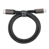 Zore 2.Jenerasyon Type-C to Type-C USB3.2 PD Data Kablosu 100W 20Gbps 4K@60Hz 0.5 Metre Siyah
