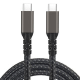 Zore 2.Jenerasyon Type-C to Type-C USB3.2 PD Data Kablosu 100W 20Gbps 4K@60Hz 1 Metre Siyah