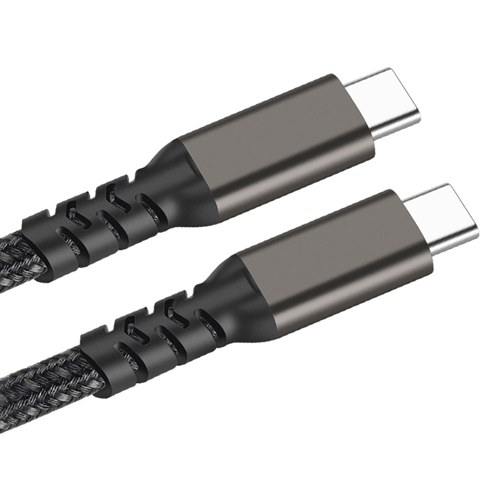 Zore 2.Jenerasyon Type-C to Type-C USB3.2 PD Data Kablosu 100W 20Gbps 4K@60Hz 1 Metre Siyah