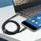Zore 2.Jenerasyon Type-C to Type-C USB3.2 PD Data Kablosu 100W 20Gbps 4K@60Hz 2 Metre Siyah
