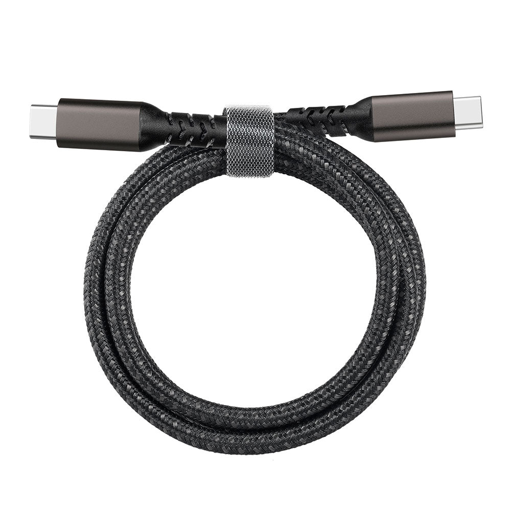 Zore 2.Jenerasyon Type-C to Type-C USB3.2 PD Data Kablosu 100W 20Gbps 4K@60Hz 2 Metre Siyah
