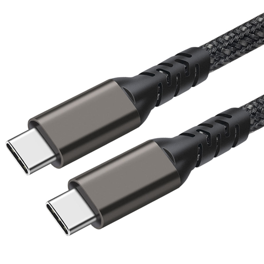 Zore 2.Jenerasyon Type-C to Type-C USB3.2 PD Data Kablosu 100W 20Gbps 4K@60Hz 2 Metre Siyah