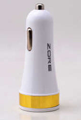 Zore 3 Usb li 2 in 1 Micro Araç Şarj Seti 3000 Mah Beyaz