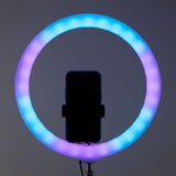 Zore 3D-36 36cm Canlı Yayın ve Ambiyans RGB Led Ring Light Siyah