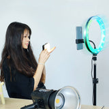 Zore 3D-36 36cm Canlı Yayın ve Ambiyans RGB Led Ring Light Siyah