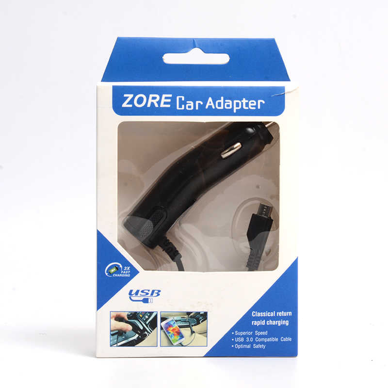 Zore 800 Mah Kablolu Araç Şarj Aleti Siyah