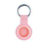 Zore Airtag 01 Silikon Anahtarlık Pembe