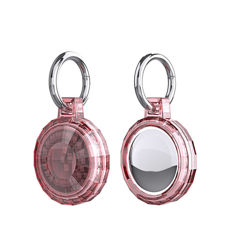 Zore Airtag 04 Silikon Anahtarlık Kırmızı